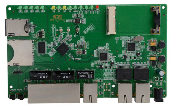 نمونه اولیه اجزای PCB مونتاژ 1.6mm 2layer Printed Circuit Board مونتاژ بدون سرب Rohs