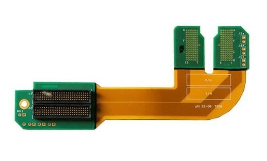 دو طرفه سریع چرخش سخت انعطاف پذیر PCB طراحی فیوز 200mmx90mm TG بالا IATF TS16949