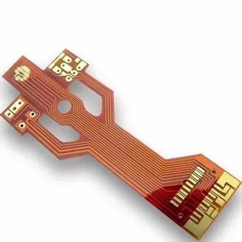 1/2 اونس پلی‌امید انعطاف‌پذیر PCB ساخت تخته PI مواد سفید زرد ماسک لحیم‌کاری مقاومت