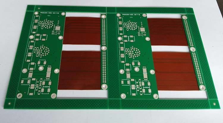 1/2 اونس پلی‌امید انعطاف‌پذیر PCB ساخت تخته PI مواد سفید زرد ماسک لحیم‌کاری مقاومت