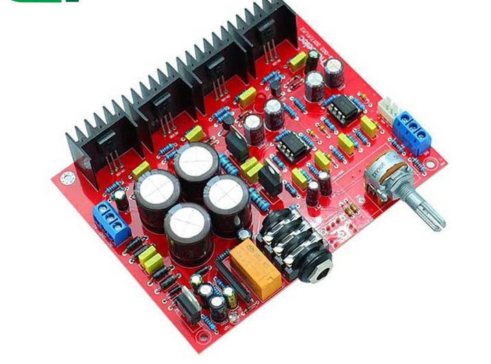 مجتمع PCB اتومبیل انرژی جدید 0.5-6 اونس سطح طلا مس 4 میلی لیتر / 4 میلی لیتر