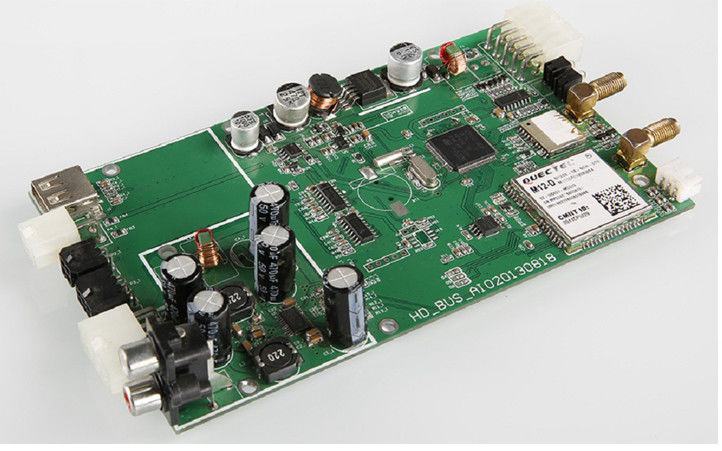 مجتمع PCB اتومبیل انرژی جدید 0.5-6 اونس سطح طلا مس 4 میلی لیتر / 4 میلی لیتر