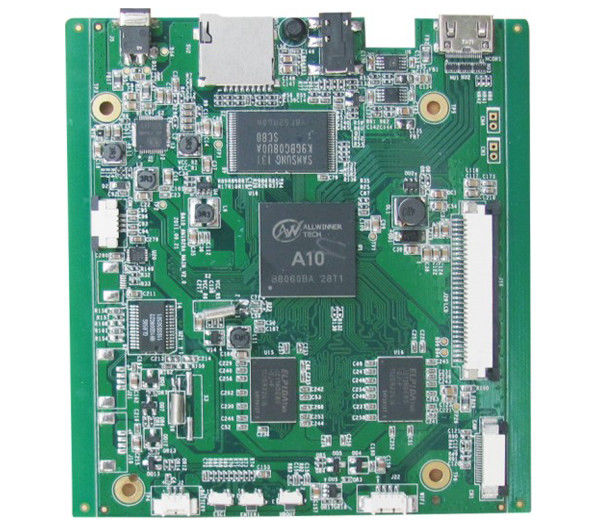 مونتاژ PCBA BGA با صفحه نمایش ابریشمی سیاه SMT PCB FR-4 ROHS UL ISO9001 2015
