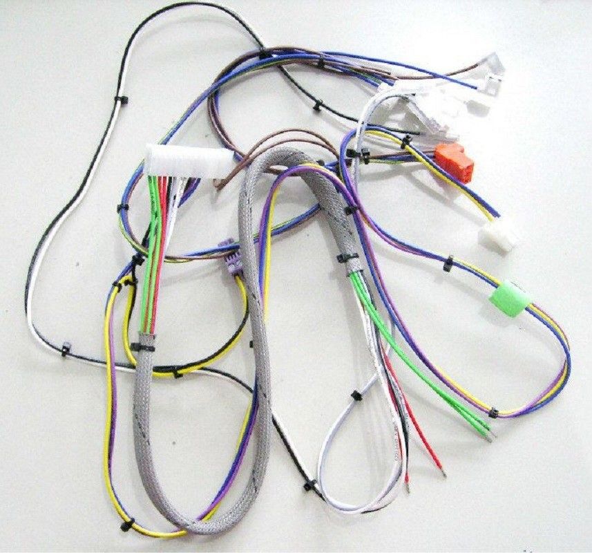 مونتاژ سیم کابل با کانکتور مولکس ژاکت PVC رنگ های سفارشی