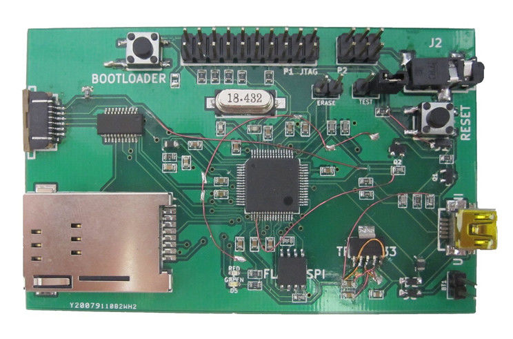 2 یا 3 0.10mm چرخش سریع تخته مدار چاپی مونتاژ نمونه اولیه کلاس IPC 8 لایه ای