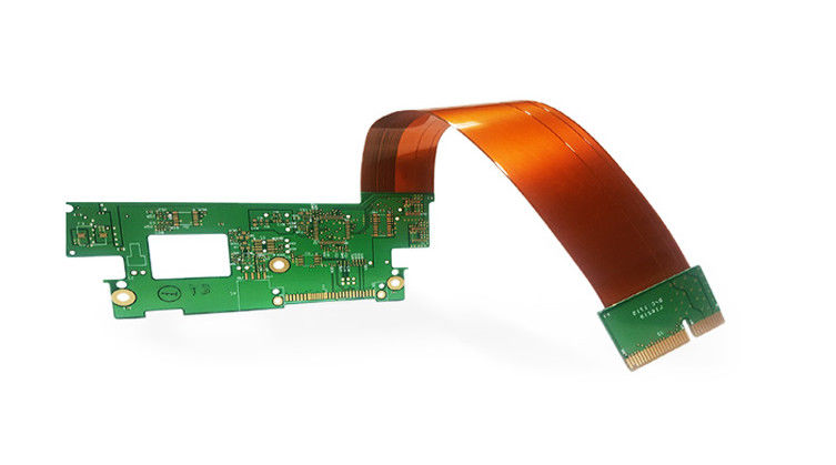 مجموعه PCB حجم کم چرخش سریع PCB ساخت سریع سخت انعطاف پذیر کلید FR-4 4 لایه