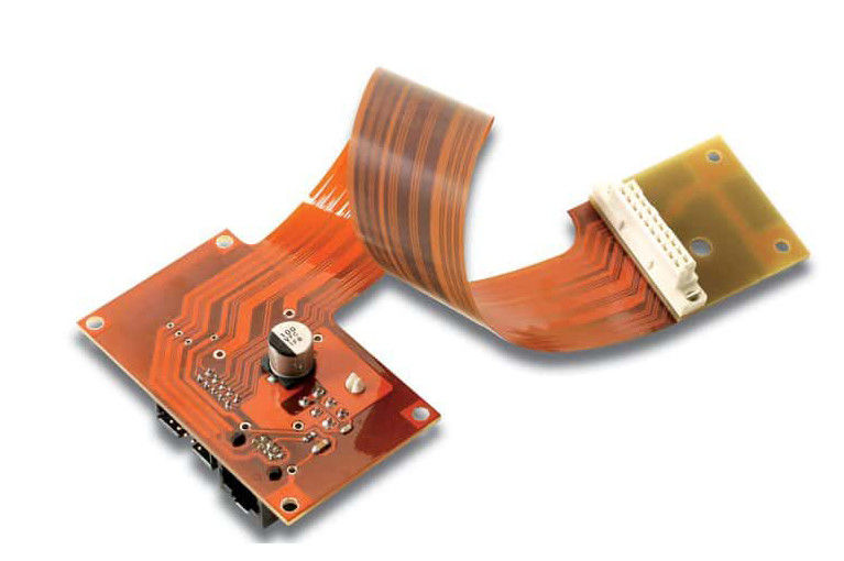 مجموعه PCB حجم کم چرخش سریع PCB ساخت سریع سخت انعطاف پذیر کلید FR-4 4 لایه