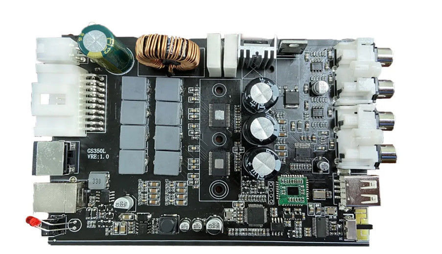 برد مدار الکترونیکی Pcba ابریشمی سبز مونتاژ PCB کلید در دست ENIG 2U طلای غوطه وری IPC کلاس II/ III