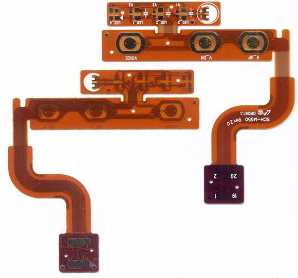 مجموعه FPC 1-12 لایه ENIG فیلم عایق سطح 0.05mm مس 35um FPC