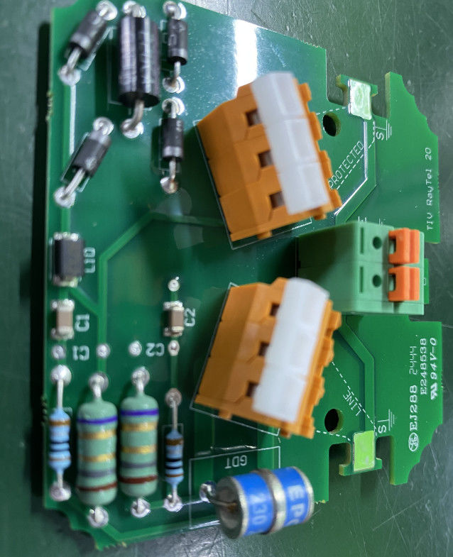 تجهیزات مخابراتی PCB های مس با LW / LS Min. 0.05mm و رنگ سیاه ابریشم