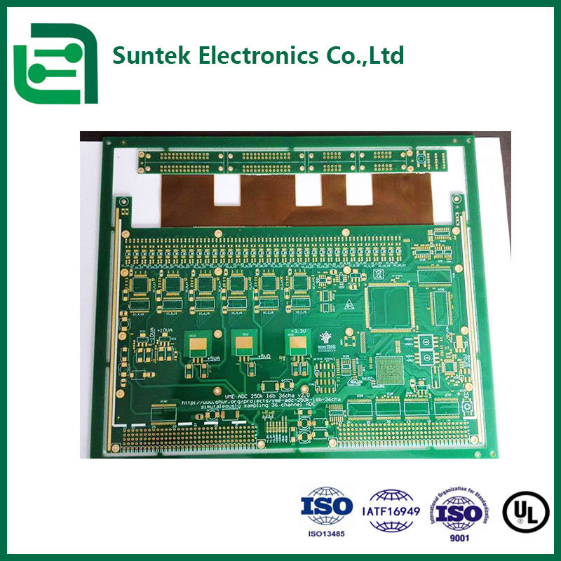 حداکثر لایه 38L 1.6mm ضخامت 1OZ مس صفحه PCB سفارشی با لایه 8L و مواد پایه Getek