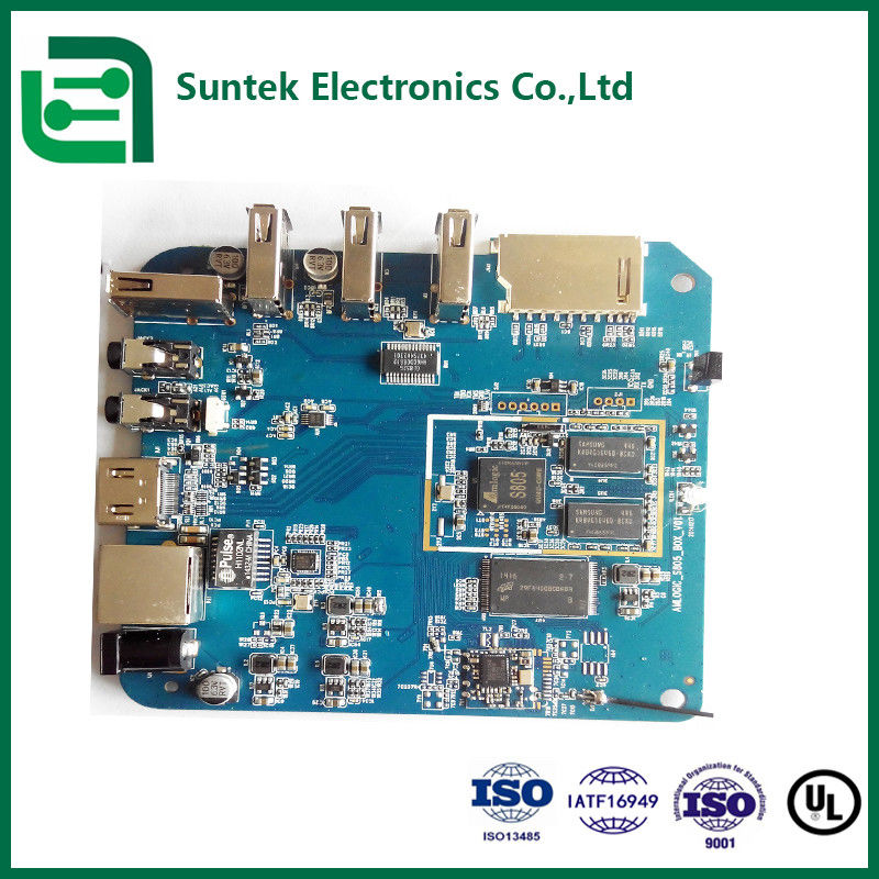 امنیت صنعتی ROHS Medical PCB Assembly B سفارشی با پر کردن سوراخ لیزر و بازرسی اشعه ایکس OFN