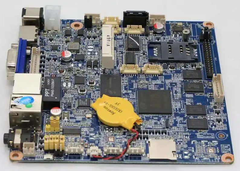 برد مدار چاپی مبتنی بر فلز FR4 ROHS ISO9001 SMT برای تولید برد PCB برای کنترل صنعتی امنیتی
