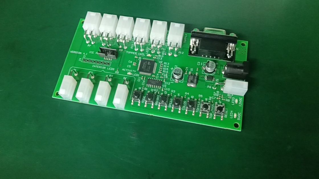 مونتاژ PCB FR4 با حفاظت از توان و قلع و سرب Rogers Lead Free HASL، ضخامت مس 0.5-10 اونس، ضخامت 0.4 میلی‌متر-5 میلی‌متر