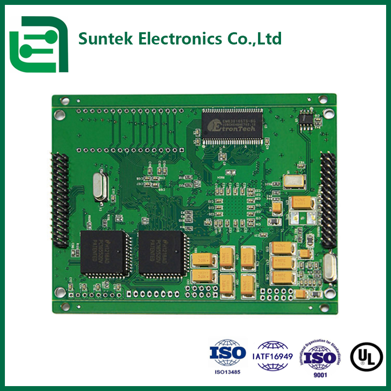 مونتاژ PCB PCBA با 1-6 لایه، با ماسک لحیم سبز و حداکثر ضخامت برد 8.0 میلی‌متر