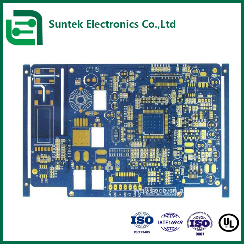 مونتاژ PCB آلومینیومی چند لایه ENIG OEM / ODM سازگار با RoHS تست 100٪ E-Test AOI