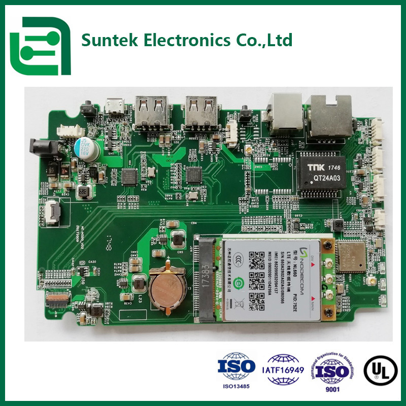 Automotive Grade PCB Assembly with 1-Year Warranty ISO 9001 and ISO 13485 Certified Printed Circuit Board Assembly