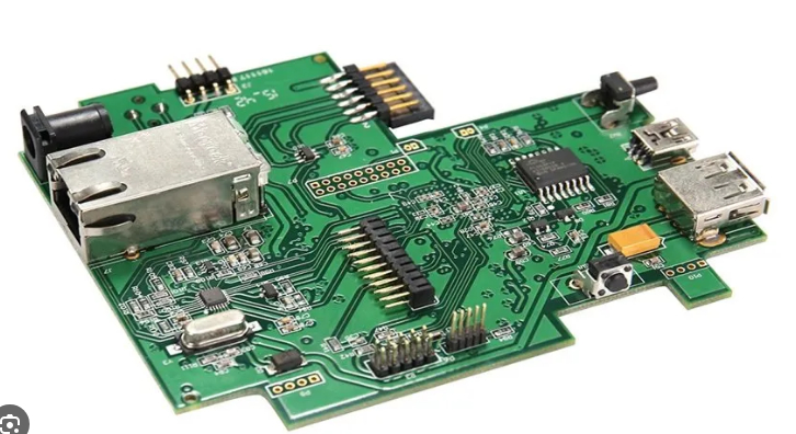 صفحه مدار الکترونیک پی سی بی سبز ابریشم قطعات اصلی PCB سازنده ENIG 2U غوطه ور شدن طلا IPC کلاس II / III