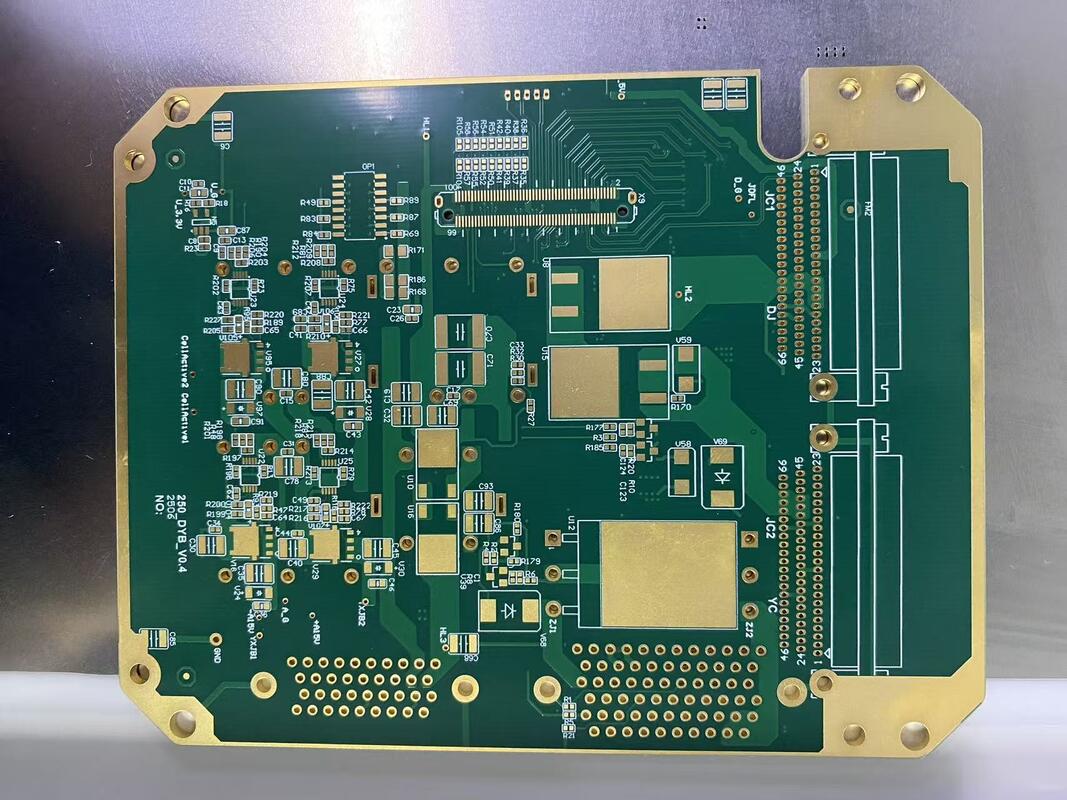 HDI PCB ارتباطات PCB مجمع شامل 6 لایه و HASL سرب رایگان سطح تکمیل شده متناسب با عملکرد در شبکه های ارتباطی