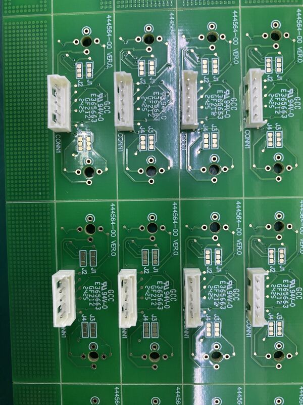 Surface Mount Technology SMT PCB Assembly Utilizing Green Solder Mask and Resistors Providing Electronic Circuit Assembly