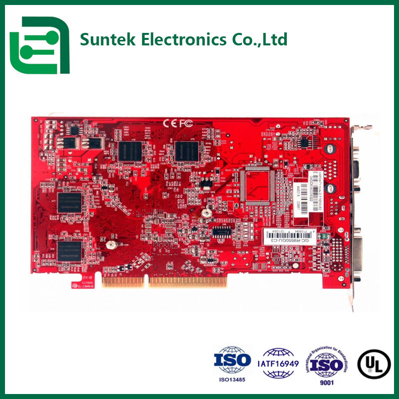 ساخت PCB هسته فلزی چند لایه SMT دارای گواهینامه UL ROHS ISO9001 برد 4 لایه FR4 برای اتوماسیون صنعتی