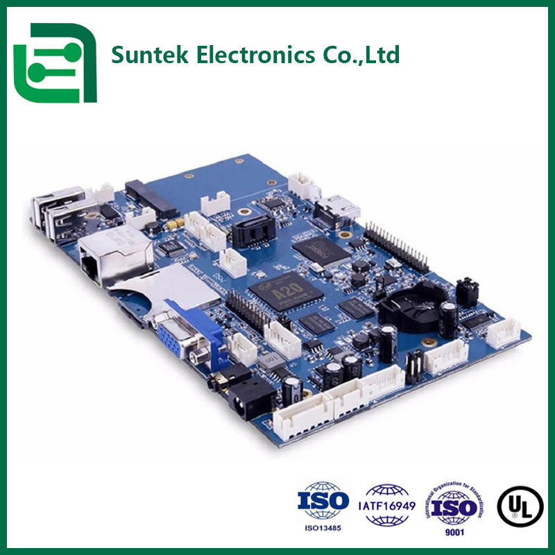 ساخت PCB هسته فلزی چند لایه SMT دارای گواهینامه UL ROHS ISO9001 برد 4 لایه FR4 برای اتوماسیون صنعتی