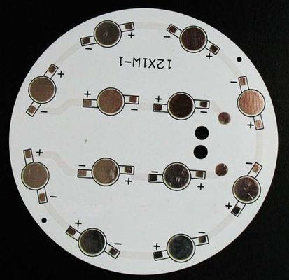 ROHS مواد آلومینیوم پایه PCB هیئت مدیره LED SMT غوطه ور شدن طلای طراحی ساخت