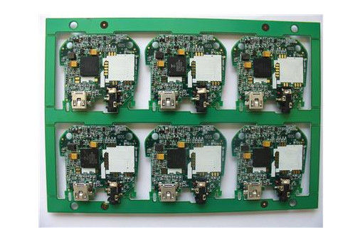 سریع Turn PCB مونتاژ قرارداد سازنده سبز ابریشم با ENIG 2U سطح RoHS