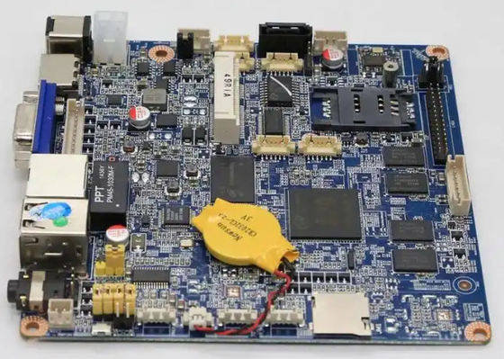 برد مدار چاپی مبتنی بر فلز FR4 ROHS ISO9001 SMT برای تولید برد PCB برای کنترل صنعتی امنیتی
