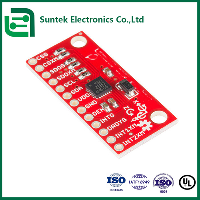 تولید کم تا متوسط حجم کارخانه برد مدار چاپی RoHS مونتاژ SMT FR4 PCB